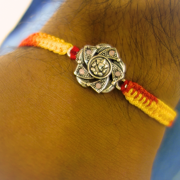 Traditional 925 Silver Rakhi