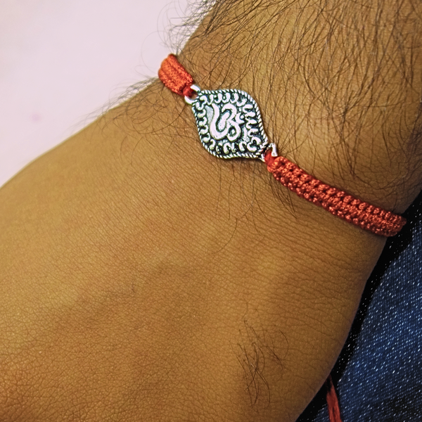 Traditional 925 Silver Rakhi