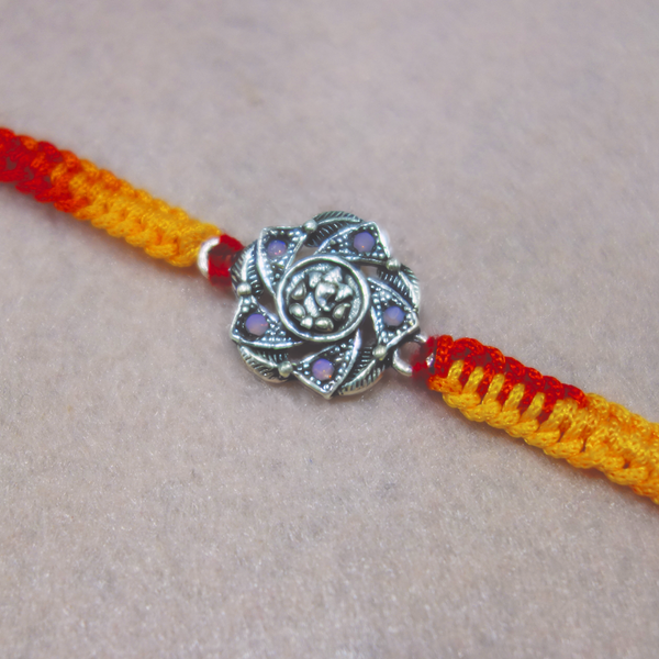 Traditional 925 Silver Rakhi