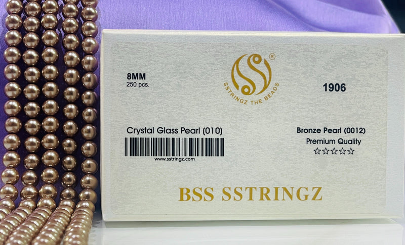 BSS SSTRINGZ BRONZE PEARL 8MM