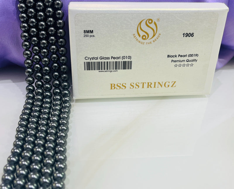 BSS SSTRINGZ BLACK PEARL 8MM