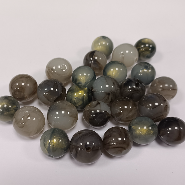 ACRYLIC BEADS BALLS PACK OF 100 PIECES