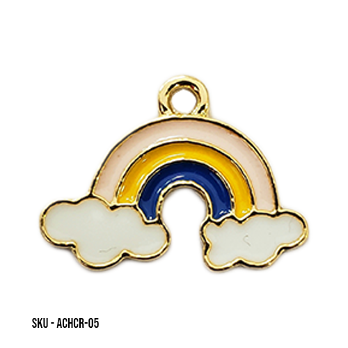 ALLOY RAINBOW CLOUD CHARMS (10 Peices)