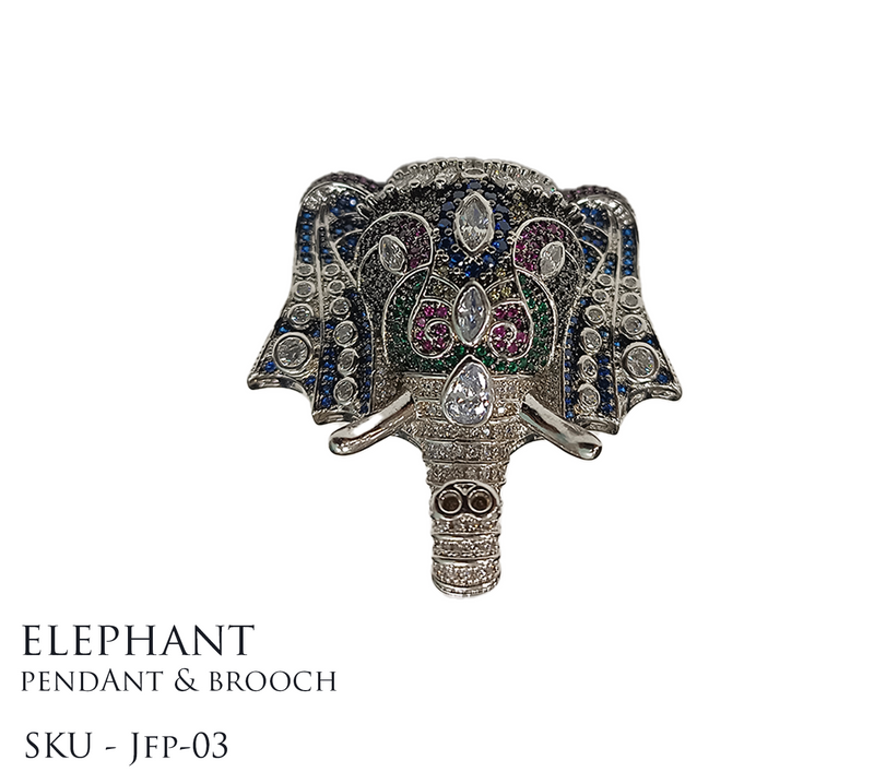 JEWELLERY FINDING ELEPHANT PENDANT PER PIECE