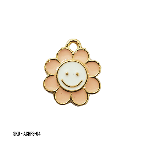 ALLOY SMILEY FLOWER (10 Peices)