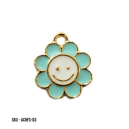 ALLOY SMILEY FLOWER (10 Peices)