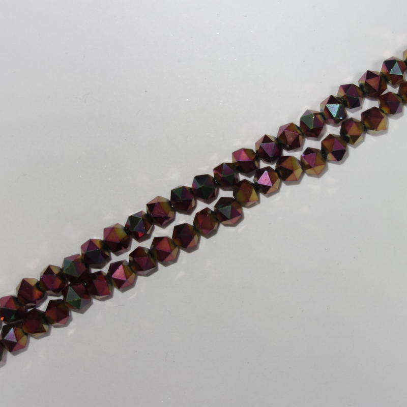 FANCY GLASS BEADS LUSTER (6mm)