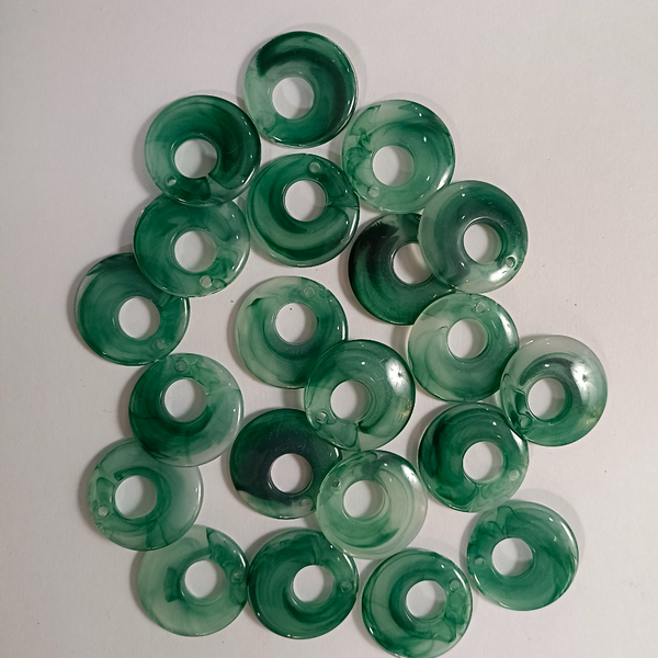 ACRYLIC EAR HOOPS (10 Peices)