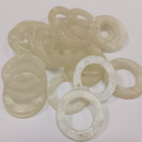 JEWELLERY FINDING ACRYLIC HOOPS PER PAIR