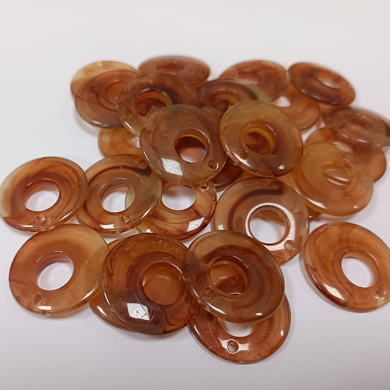 JEWELLERY FINDING ACRYLIC HOOPS PER PAIR