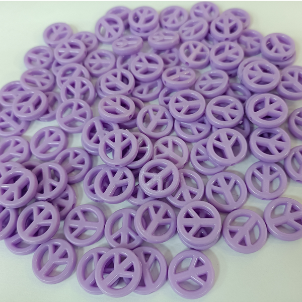 PASTEL PEACE BEADS (PACK OF 10 GRAMS)