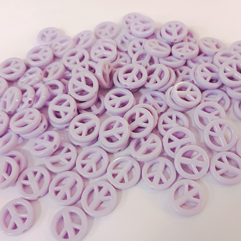 PASTEL PEACE BEADS (PACK OF 10 GRAMS)