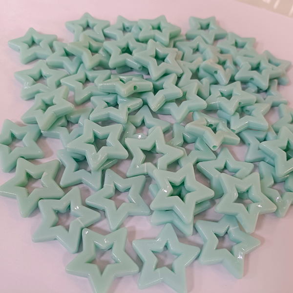 PASTEL STAR BEADS BIG (PACK OF 10 GRAMS)