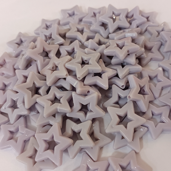 PASTEL STAR BEADS BIG (PACK OF 10 GRAMS)