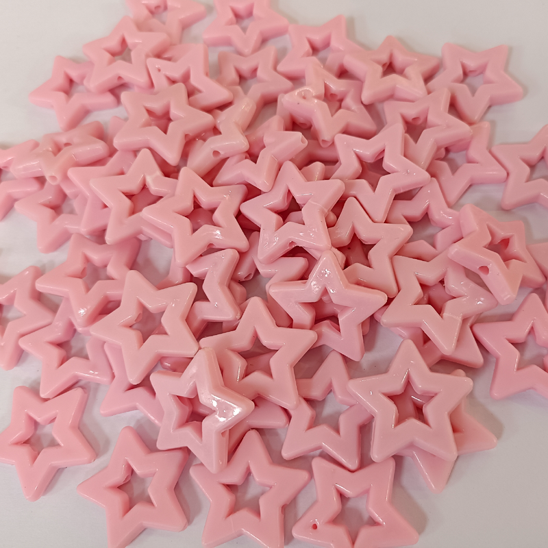 PASTEL STAR BEADS BIG (PACK OF 10 GRAMS)