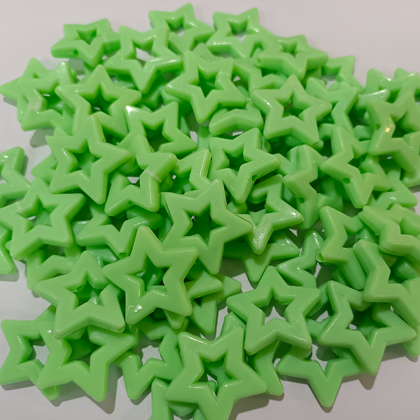 PASTEL STAR BEADS BIG (PACK OF 10 GRAMS)