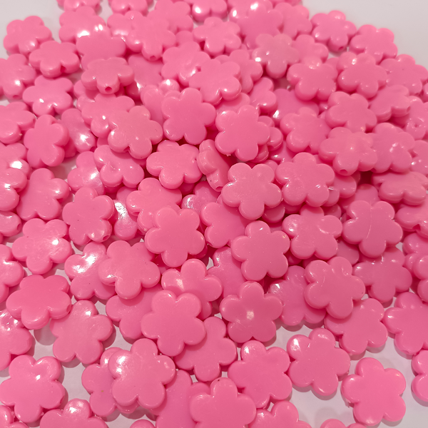 PASTEL FLOWER BEADS ORCHID (PACK OF 10 GRAMS)