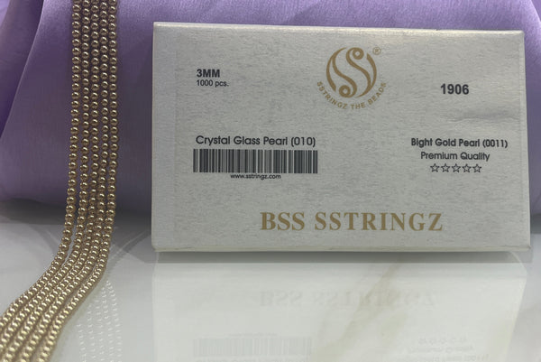 BSS SSTRINGZ BRIGHT GOLD 3MM