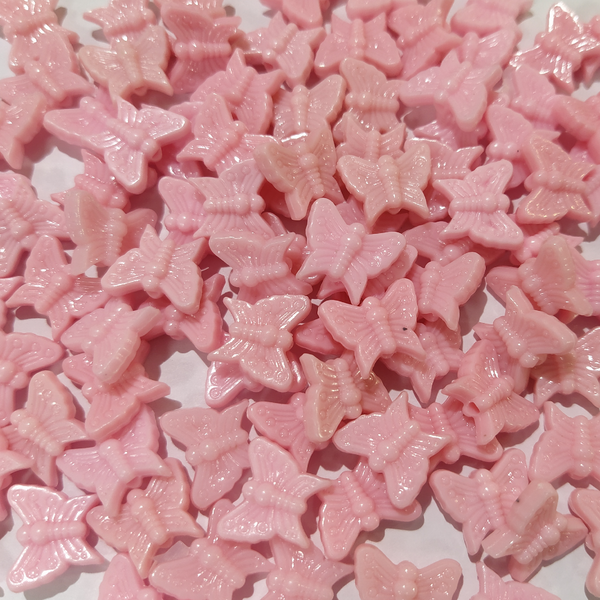 PASTEL BUTTERFLY BEADS (PACK OF 10 GRAMS)