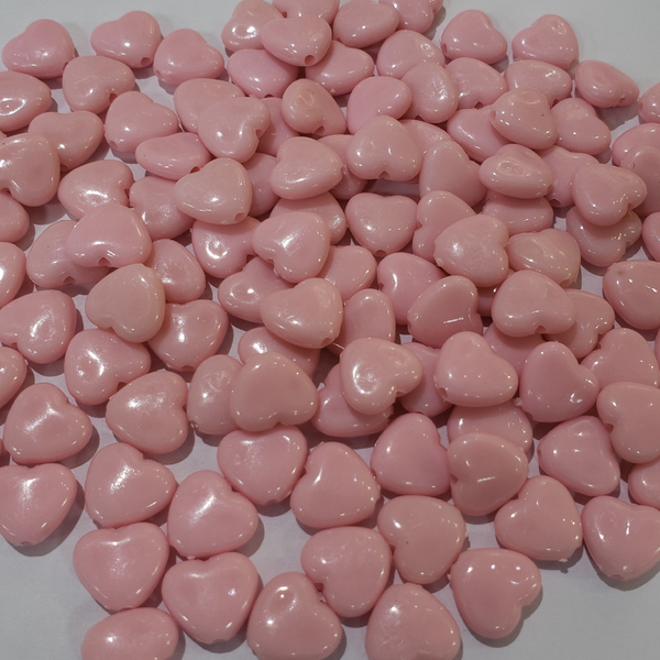 PASTEL HEART BEADS HEART (PACK OF 10 GRAMS)