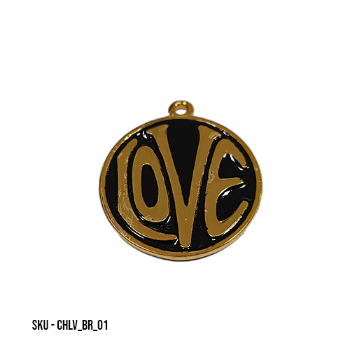 BRASS LOVE SHAPE (10 Peices)