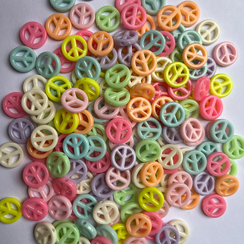 PASTEL PEACE BEADS (PACK OF 10 GRAMS)