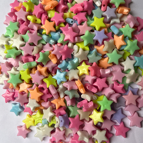 PASTEL BEADS STAR (Pack of 10 Grams)