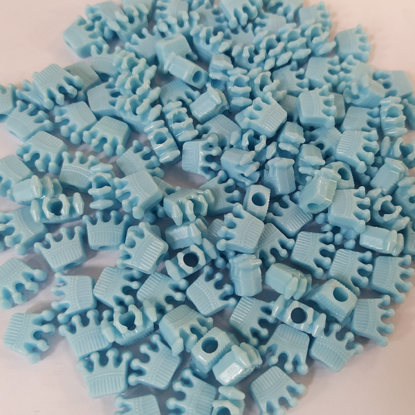 PASTEL CROWN BEADS (PACK OF 10 GRAMS)