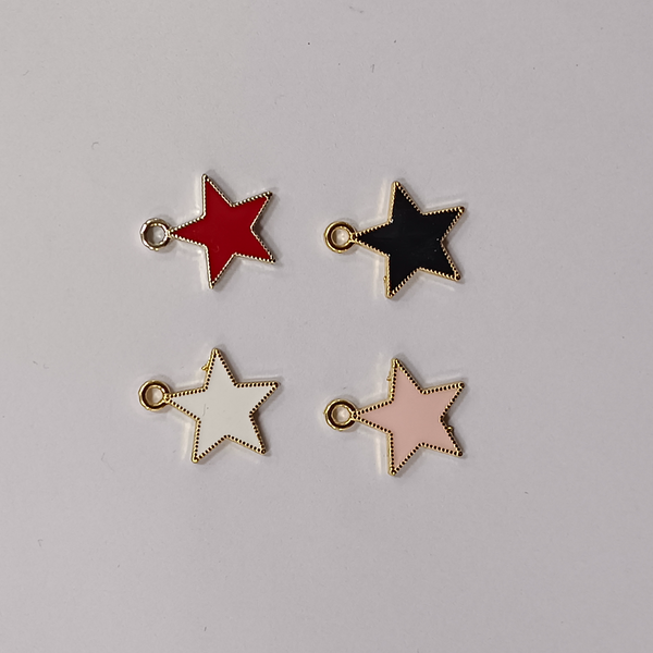 CHARMS STARS (10 Peices)