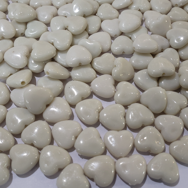 PASTEL HEART BEADS HEART (PACK OF 10 GRAMS)