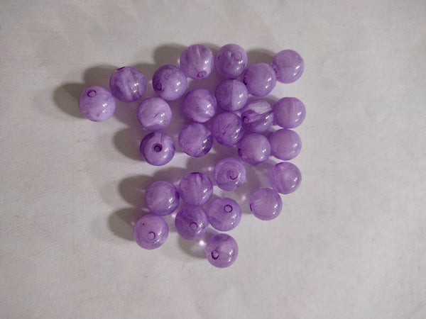 ACRYLIC BEADS BALLS PACK OF 10 PIECES