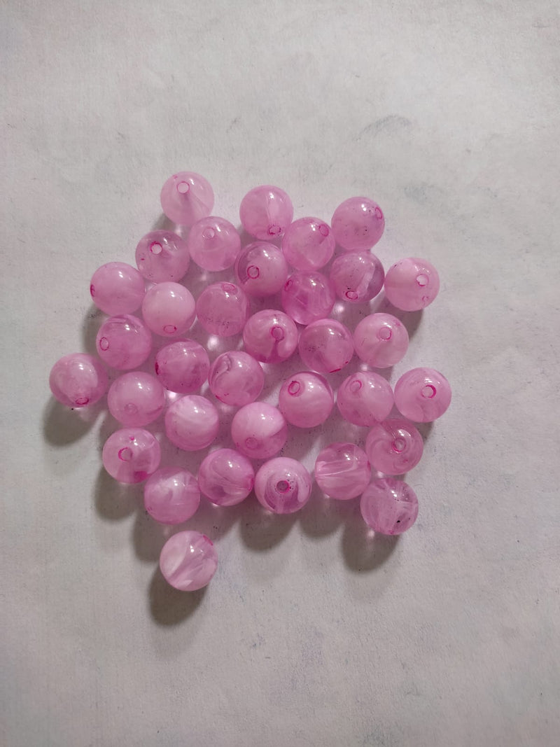 ACRYLIC BEADS BALLS PACK OF 10 PIECES