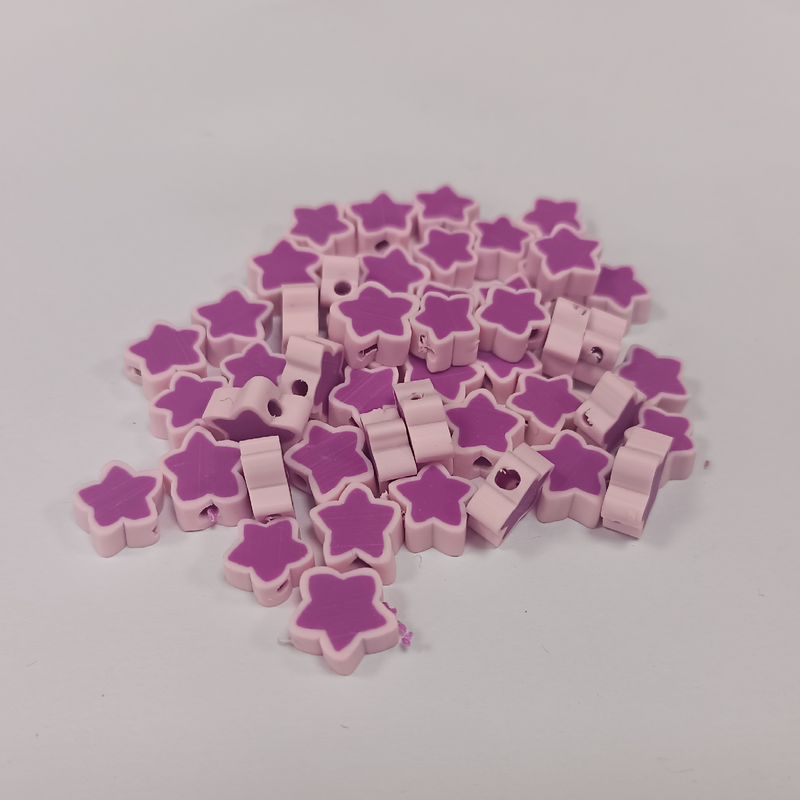 FIMO BEADS STAR PACK OF 100 PIECES